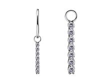 Подвеска из кобальт-хрома Line Crystal
